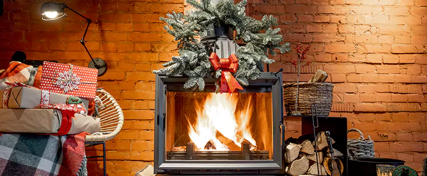 Travis Industries Linear Gas Fireplace Installation in Central Falls, Rhode Island