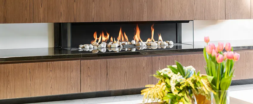 Double-height Fireplace Design Refurbishment in Central Falls, Rhode Island